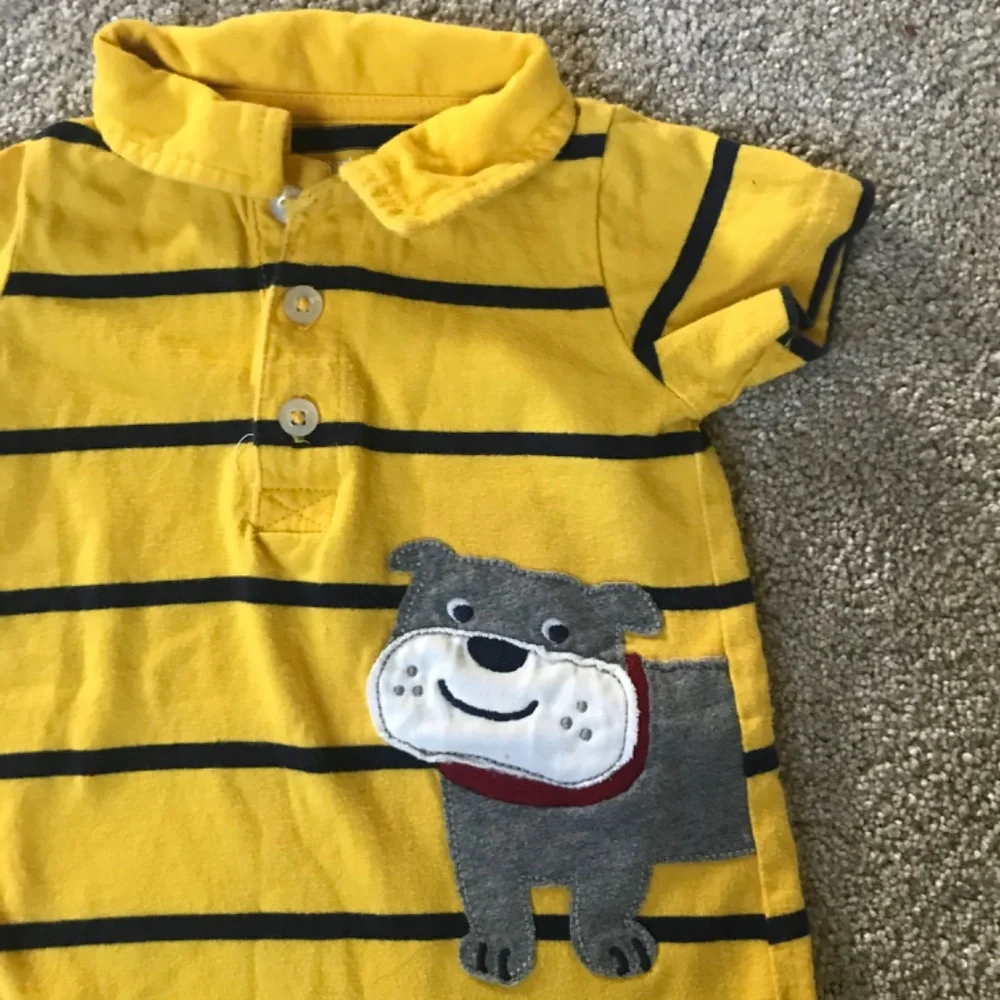 🌻5/$5!! Super Cute Baby Polo Romper